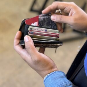 کیف کارت های اعتباری قلمکار