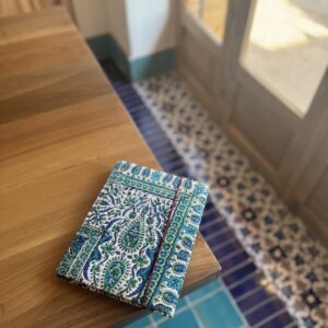 دفترچه دست ساز فیروزه قلمکار